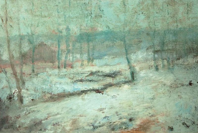 Snow Scene, John Henry Twachtman